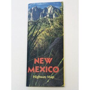 VTG Paper Fold-Out NEW MEXICO Transportation Highway MAP Gary E. Johnson EUC